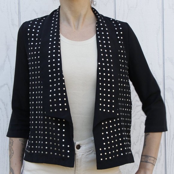 Silver Studded Jacket - Picture 3 of 15